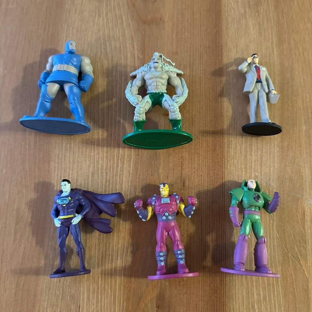 DC Comics Superman Villains PVC Figure Lot 6 Darkseid Doomsday Bizarro Lex